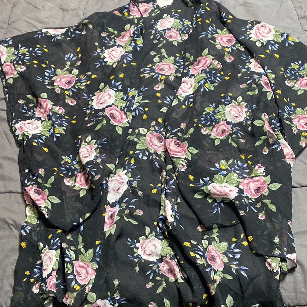 Floral Sheer Cover Up